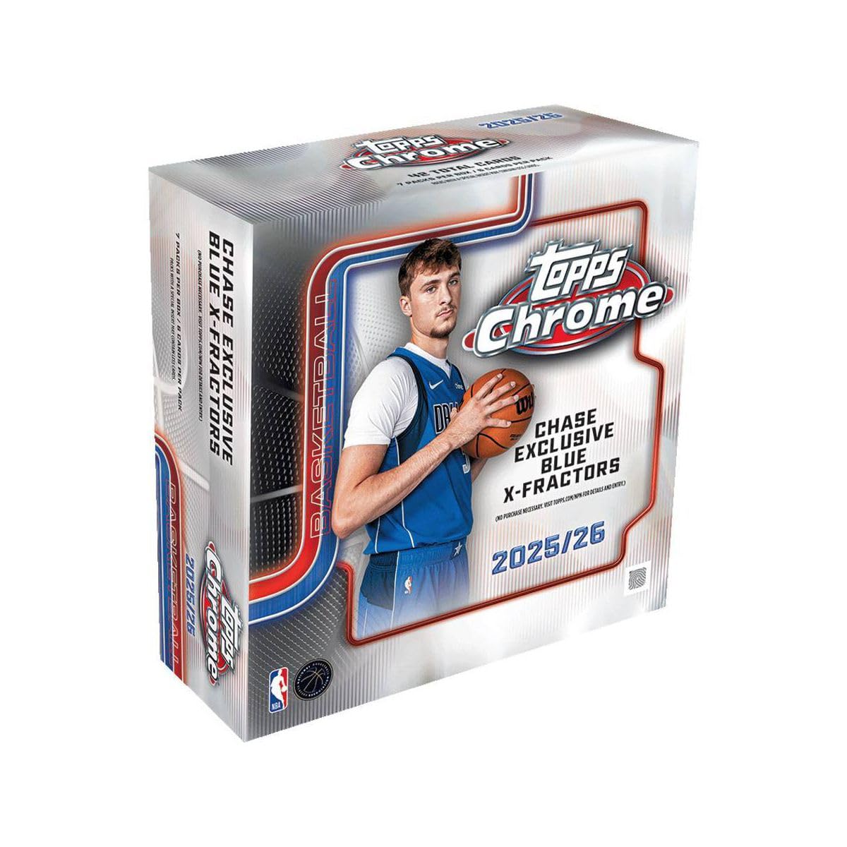 Amazon.com: 2025-26 Topps Chrome Basketball Mega Box, 1 Piece
